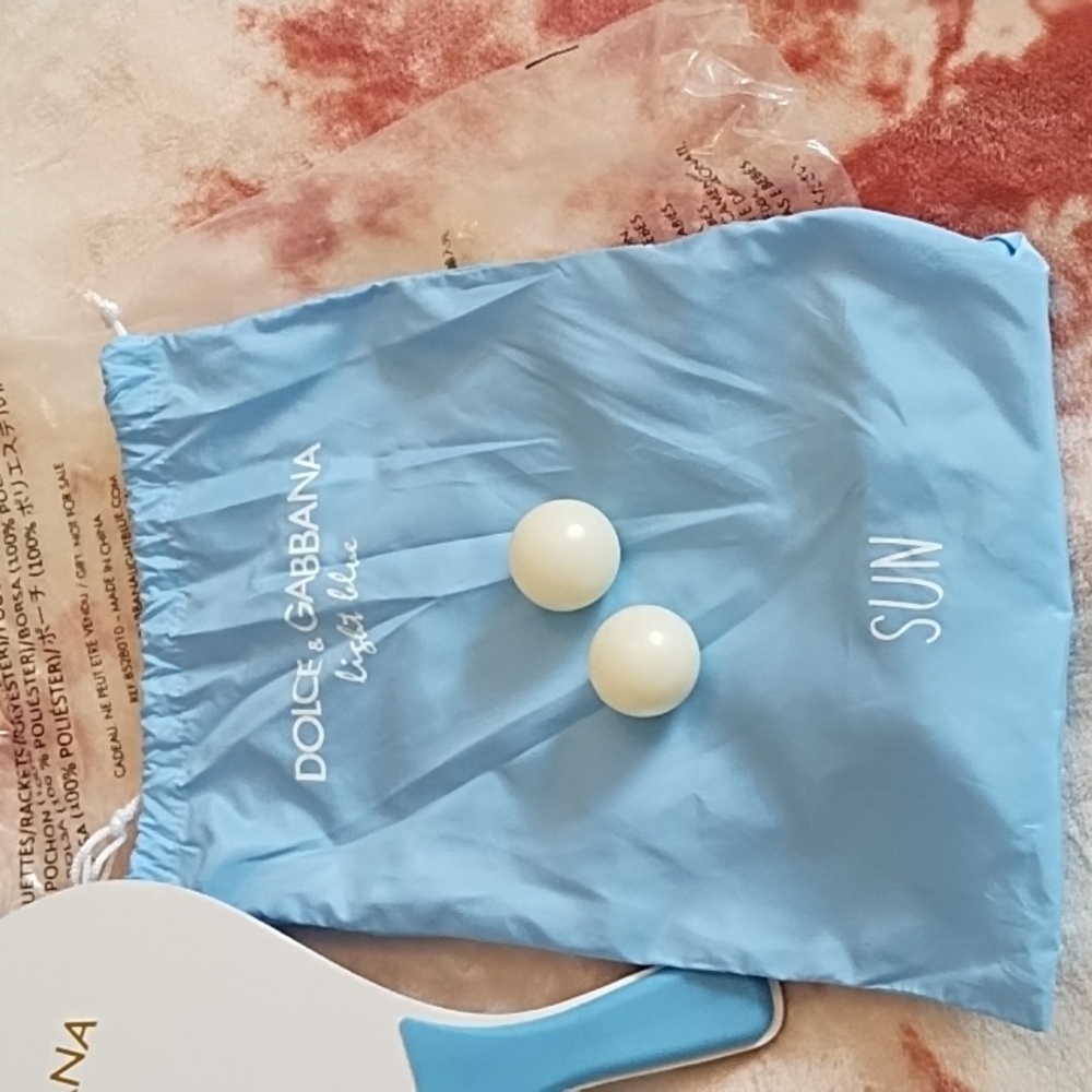 Dolce & Gabbana Light Blue 🩵 Sun 🌞 Racket Set - Picture 3 of 10
